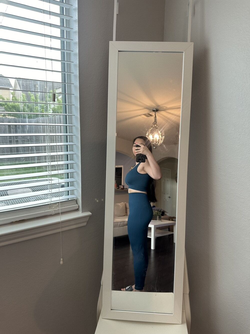 Conjunto deportivo control abdomen muy flexible sin costura 1