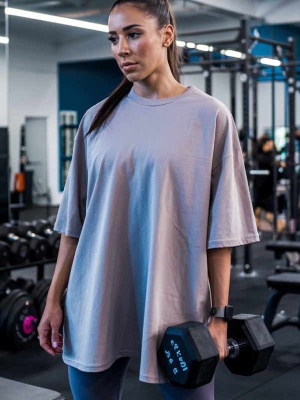 Camisa ovesized para mujer y hombre 80% algodon 20% poliester